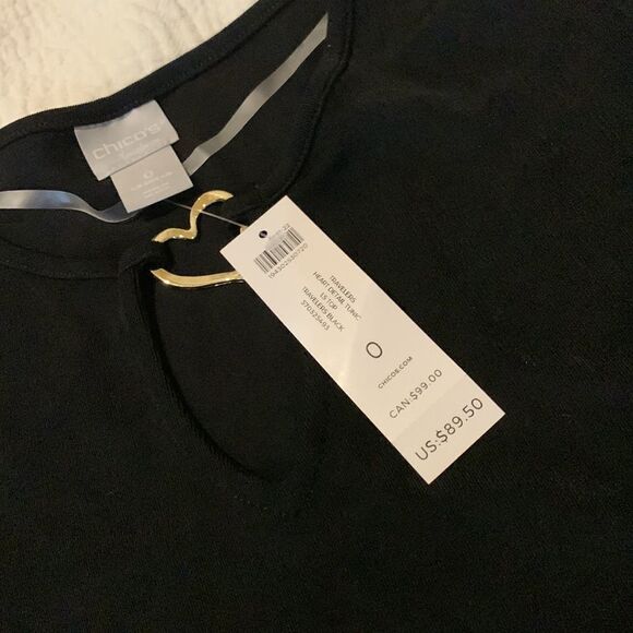 Chicos travelers heart detailed tunic. - Picture 6 of 11